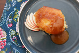 CARAMEL APPLE & GINGER BAKED PUDDING