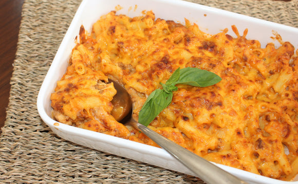 MACARONI, BOLOGNESE & CHEESE BAKE